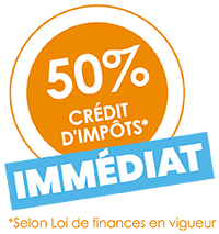 Crédit d'impôt 50%